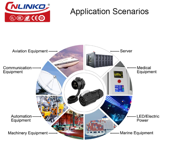 Водонепроницаемый Круглый Промышленный Разъем CNLINKO LP-16 IP68 M16, 7 Контактов, Быстрое Подключение, Авиационный Разъем, PBT Пл - Фото 5 Водонепроницаемый Круглый Промышленный Разъем CNLINKO LP-16 IP68 M16, 7 Контактов, Быстрое Подключение, Авиационный Разъем, PBT Пл - изображение 5