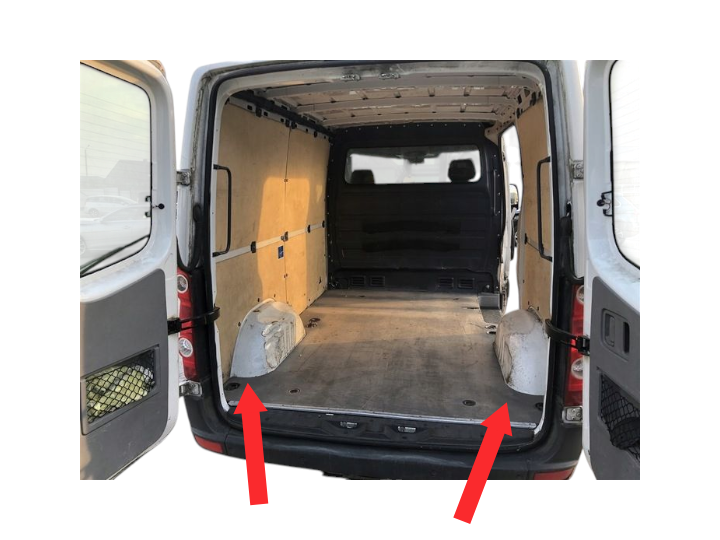 Накладки на колёсные арки WV Crafter (2006-2018) стекловолокно - изображение 3