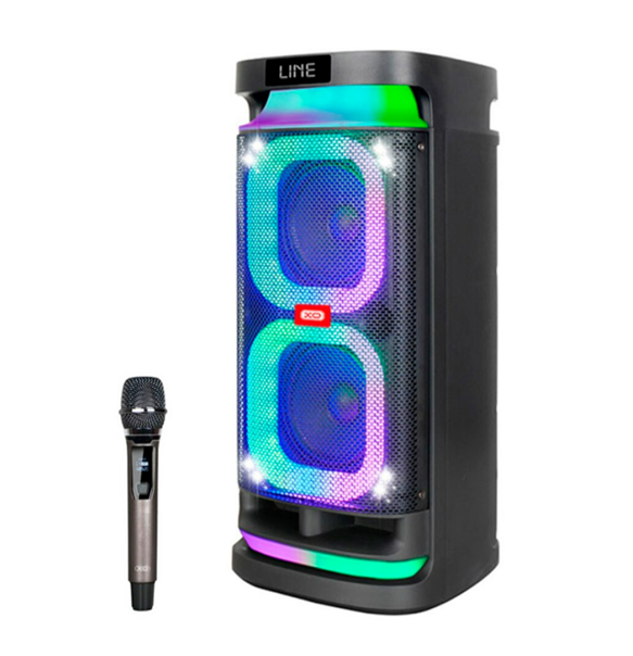 Портативная колонка беспроводная XO F58 Bluetooth радиомикрофон с пультом USB TWS с караоке 40 Вт Черный - Фото 1 Портативная колонка беспроводная XO F58 Bluetooth радиомикрофон с пультом USB TWS с караоке 40 Вт Черный - изображение 1
