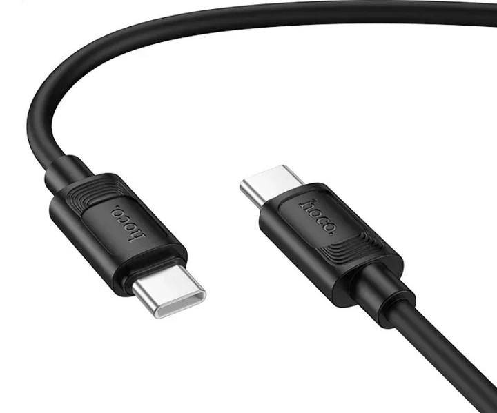 Кабель Hoco X122 Benefit USB Type-C - Type-C 60w 3А кабель для быстрой зарядки телефона 1 м Черный - изображение 2