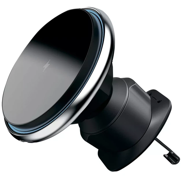 Автомобільний тримач з Бездротовим ЗП Proove Magic Circle 15W / Сріблястий - Фото 1 Автомобільний тримач з Бездротовим ЗП Proove Magic Circle 15W / Сріблястий - зображення 1