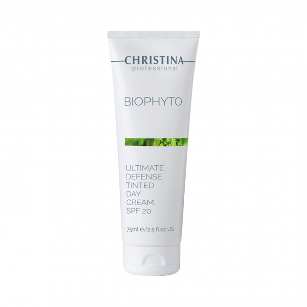Денний крем "Абсолютний Захист" SPF20 з тоном CHRISTINA 75мл Bio Phyto Ultimate Defense Tinted DayCreamSPF20 - Фото 1 Денний крем "Абсолютний Захист" SPF20 з тоном CHRISTINA 75мл Bio Phyto Ultimate Defense Tinted DayCreamSPF20 - изображение 1