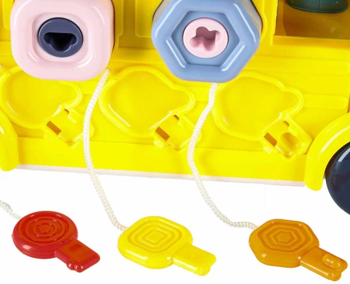 Zabawka edukacyjna Ikonka Autobus manipulacyjny do skręcania 6 w 1 + śrubki i śrubokręty (KX2880) (5903039770065) - obraz 11