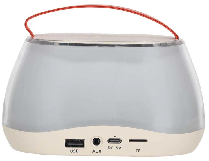 Zestaw do karaoke Ikonka głośnik Bluetooth LED RGB 2 mikrofony USB (KX2860) (5903039770218) - obraz 3