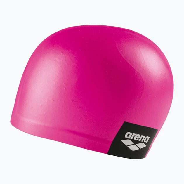 Шапочка для плавания Arena Logo Moulded Cap ( 001912-214) силиконовая, Розовый - изображение 3