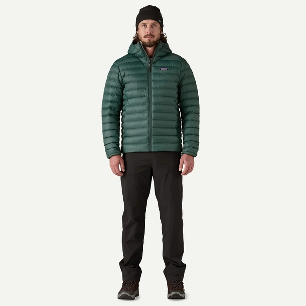 Чоловіча куртка Patagonia Down Sweater Hoody Cascade Green (M) 84702-CASG - зображення 6