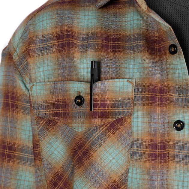 Рубашка Camotec "Легіт" Blue/Brown (9332), 4XL - зображення 6
