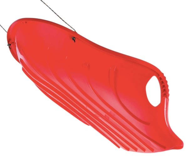 Пластикові санки Kadax Brez з ручками та тросом Червоні K6401 (5903699455456) - зображення 2