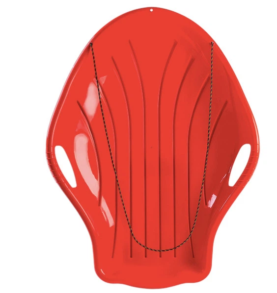 Пластикові санки Kadax Brez з ручками та тросом Червоні K6401 (5903699455456) - зображення 3