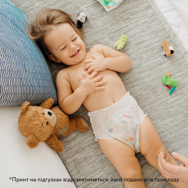 Підгузки-трусики Offspring ABC Dance, розмір XL, 12-20 кг, 30 шт. (DP-OI-FAP-XL30P-ABC) - зображення 4
