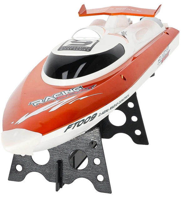 Човен з дистанційним керуванням Ikonka RC FT009 Помаранчевий (KX9029_1) (5903039709478) - зображення 4