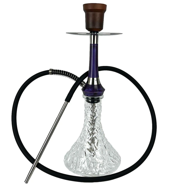 Кальян Totem Monolit Optima Violet Space (Crystal Clear) - Фото 1 Кальян Totem Monolit Optima Violet Space (Crystal Clear) - изображение 1