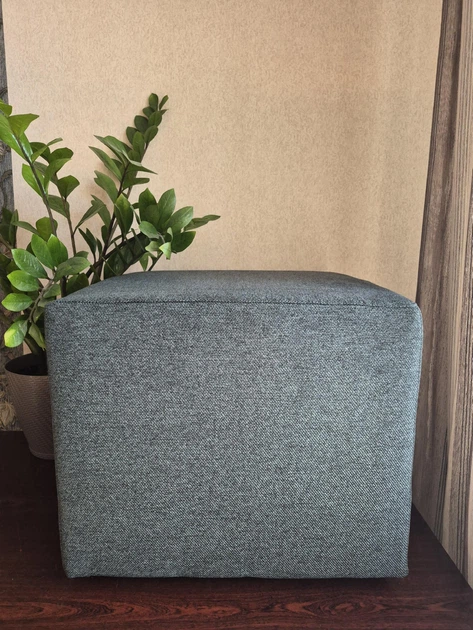 Пуф Quadro Pouf Смарагд 45x45 см Темно-Зелений (99995) - Фото 6 Пуф Quadro Pouf Смарагд 45x45 см Темно-Зелений (99995) - зображення 6