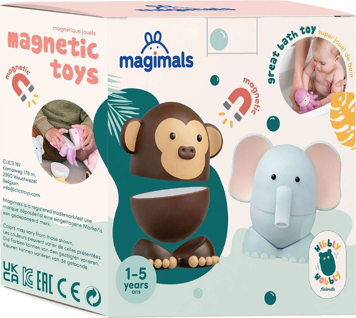 Ігровий набір Clics Magimals Wibly Wobly Магнітне сафарі 401002 (5425002306267) - зображення 1