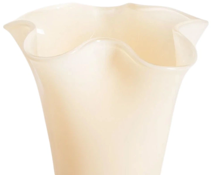 Ваза Homla Veyora скляна жовта 20x20x20 см (5906496765506) - зображення 2