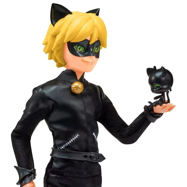 Лялька MIRACULOUS Леді Баг і Супер-Кіт S2 - Супер-Кіт 27 cм, з аксес. (50002) - зображення 3