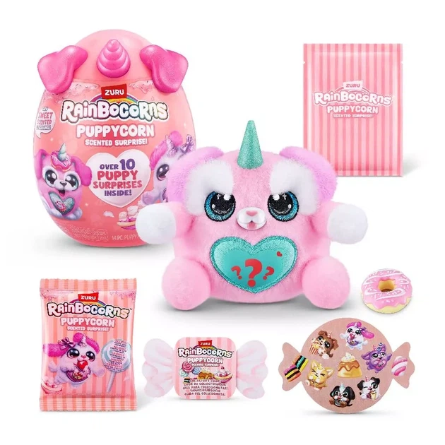 М'яка іграшка Rainbocorns Puppycorn Scented Surprise Цуценя рожеве (9298E) - зображення 9