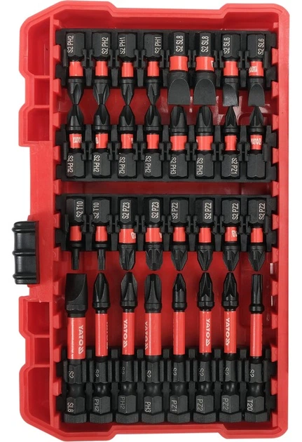 Zestaw końcówek Yato YT-04617 udarowych śrubokrętowych 54 szt (5906083114175) - obraz 2