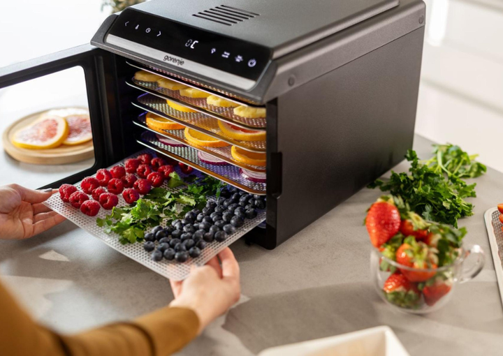 Сушарка для продуктів электрична Gorenje FDK600DB (Дегідратор) універсальна на 6 секцій - зображення 3