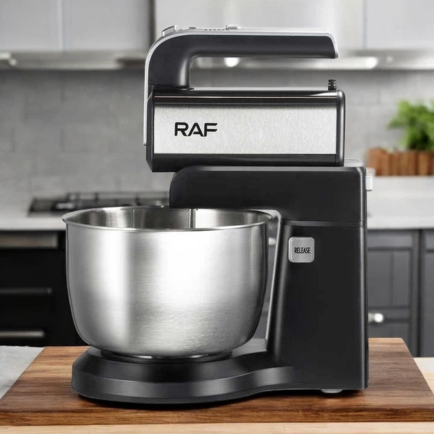 調理器具 mxal Міксер стаціонарний ручний на кухню RAF R6652 Turbo з металевою