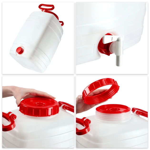 Plastikowa beczka z kranikiem Kadax Asele na wodę 25 L (K4224) (5903699432631) - obraz 6