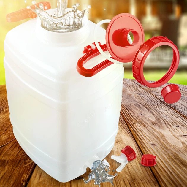 Plastikowa beczka z kranikiem Kadax Asele na wodę 25 L (K4224) (5903699432631) - obraz 9