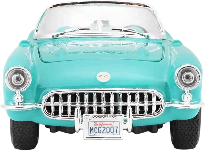 Металева модель автомобіля Maisto Chevrolet Corvette 1957 1:24 Синій MST31275 (090159072225) - зображення 3