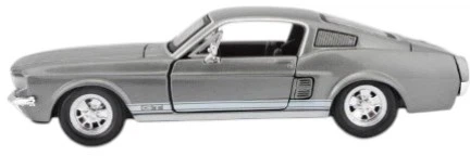Металева модель автомобіля Maisto Ford Mustang GT 1967 1:24 Сірий MST31260GY (090159312604) - зображення 7