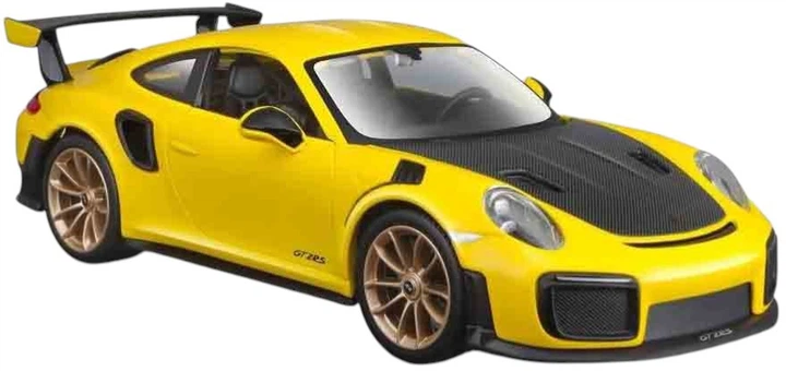 Металева модель автомобіля Maisto Porsche 911 GT2 RS 2018 1:24 Жовта MST31523 (090159315230) - зображення 2