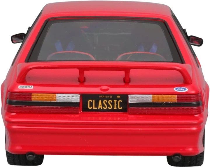 Металева модель автомобіля Maisto Ford Mustang SVT Cobra 1993 1:24 Червоний MST32549 (090159325499) - зображення 5