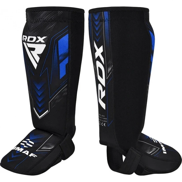 Захист Для Ніг RDX IMMAF Approved Neoprene Shin Instep Guards Чорно-Синій M (SGN-IMF-1U-M) - Фото 2 Захист Для Ніг RDX IMMAF Approved Neoprene Shin Instep Guards Чорно-Синій M (SGN-IMF-1U-M) - изображение 2
