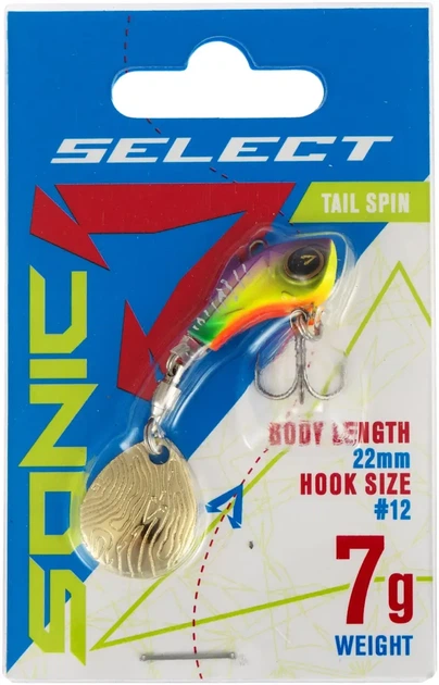 Тейл-спиннер Select Sonic 7.0g #03 - Фото 2 Тейл-спиннер Select Sonic 7.0g #03 - изображение 2