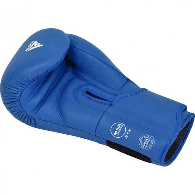 Боксерські Рукавички RDX IBA Boxing Gloves for Amateur Competitions Синій 10oz (BGL-IBA-1U-10oz) - зображення 2