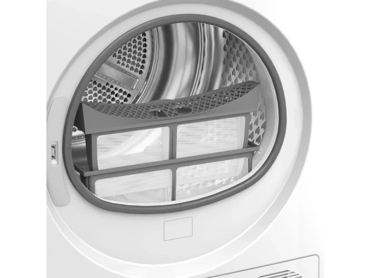 Сушильна машина Whirlpool тепловий насос, 9кг, A+++, 60см, дисплей, люк чорний, білий - изображение 6