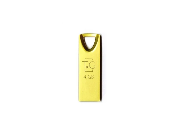 USB флеш накопичувач T&G 117 Metal Series Gold (TG117GD-4G) - Фото 1 USB флеш накопичувач T&G 117 Metal Series Gold (TG117GD-4G) - изображение 1