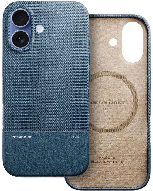 Чехол Native Union (RE) Classic для iPhone 17 (Navy) - Фото 1 Чехол Native Union (RE) Classic для iPhone 17 (Navy) - изображение 1