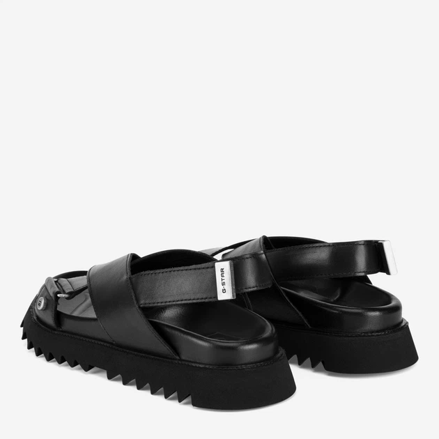 Женские сандалии кожаные G-Star Raw DEBRA-25SS495. 5903698597898 37 24.3 см Черные (5903698597911) - изображение 5