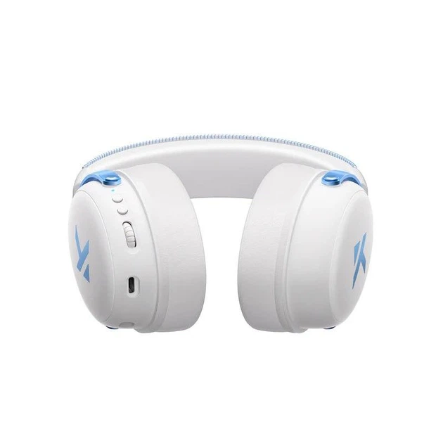 Навушники бездротові MCHOSE V9 Pro White-Blue - зображення 2