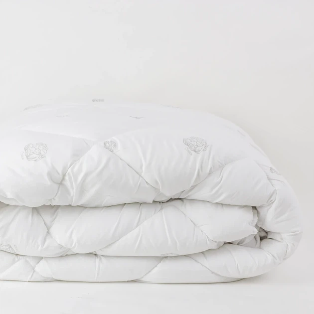 Ковдра бавовняна ТЕП DREAM COTTON 140×210 см півтораспальна зимова антиалергенна бавовняне волокно 350 г/м² мікрофібра - зображення 3
