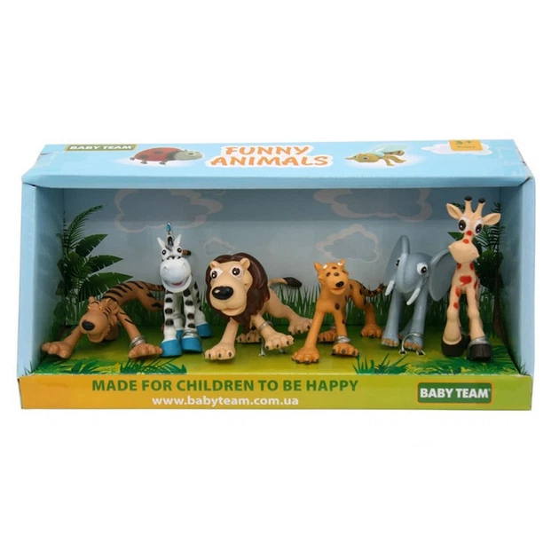 Набор игрушек-фигурок "Сафари" 8830BT - Фото 1 Набор игрушек-фигурок "Сафари" 8830BT - изображение 1