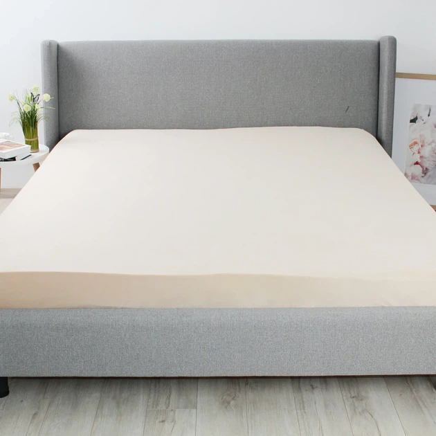 Простирадло на резинці 180×200 ТЕП VELOUR бежеве, велюр 200 г/м² - Фото 1 Простирадло на резинці 180×200 ТЕП VELOUR бежеве, велюр 200 г/м² - зображення 1