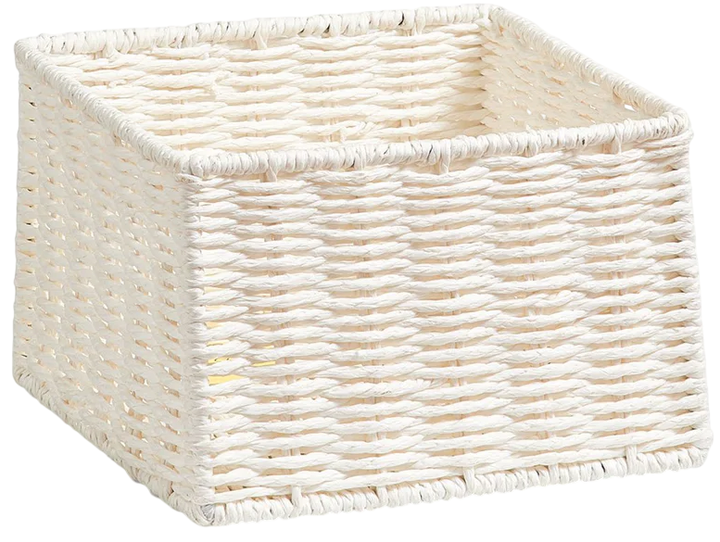 Кошики для зберігання Zeller плетені Білі 2 шт (4003368180977) - зображення 2