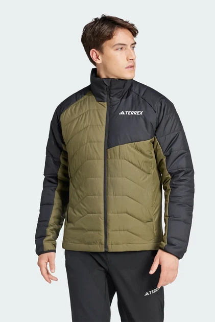 Чоловічі куртки Terrex Multi Synthetic Insulated зелено-чорна M - Фото 2 Чоловічі куртки Terrex Multi Synthetic Insulated зелено-чорна M - изображение 2