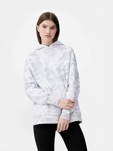 Худи женское 4F Sweatshirt F340 4FSS23TSWSF340-10A XS Белое (5904698245932) - Фото 1 Худи женское 4F Sweatshirt F340 4FSS23TSWSF340-10A XS Белое (5904698245932) - изображение 1