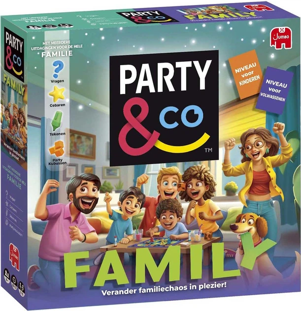 Настільна гра Jumbo Party and Co Family (8710126003039) - зображення 1
