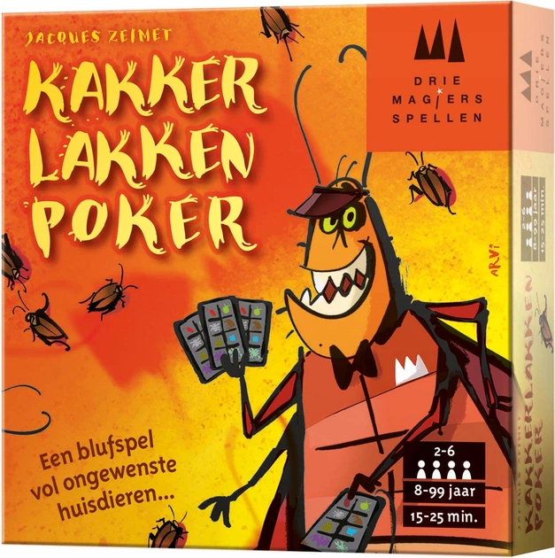 Настільна гра 999 Games Cockroach Poker (8717249193562) - зображення 1