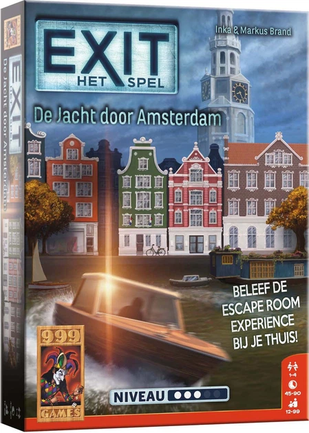 Gra planszowa 999 Games Exit - The Hunt through Amsterdam (8720289478322) - Zdjęcie 1 Gra planszowa 999 Games Exit - The Hunt through Amsterdam (8720289478322) - obraz 1