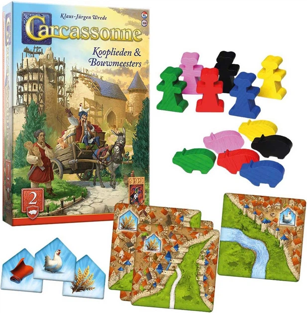 Rozszerzenie do gry 999 Games Carcassonne Traders and Builders (8721184282205) - obraz 2
