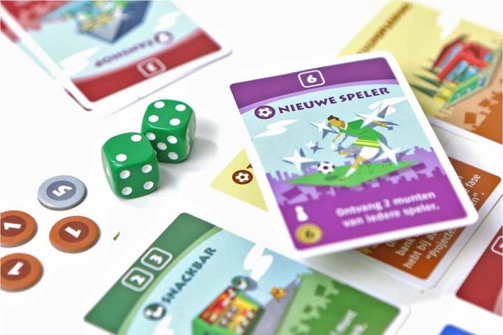 Настільна гра White Goblin Games Machi Koro Football (німецьке видання) (8718026302948) - зображення 3