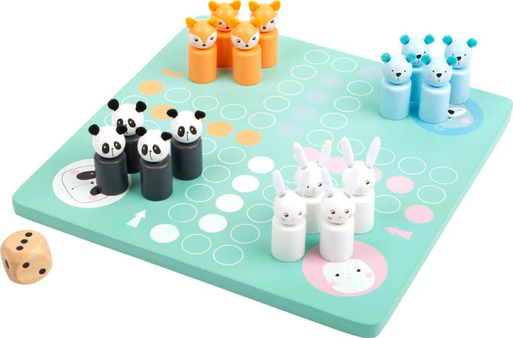 Gra planszowa Small Foot Ludo Animals (4020972114624) - obraz 3